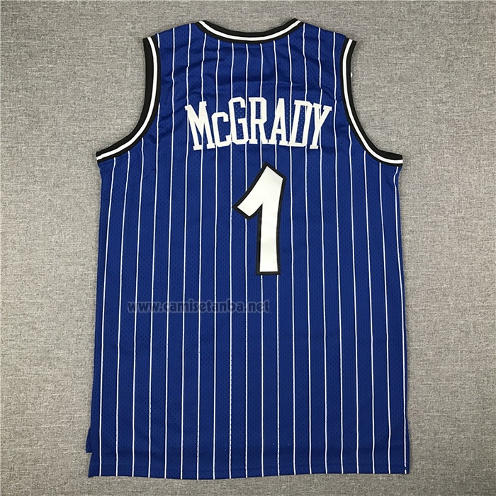 Camiseta Orlando Magic Tracy McGrady #1 Mitchell & Ness 2003-04 Azul